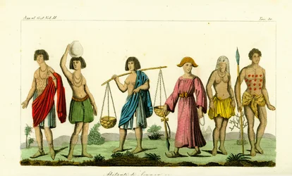 Traje de los habitantes de Sennar