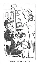 ¿Podría conducir un coche?, 1940