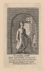 Conde Johann Friedrich Struensee 1737-1772, 1772