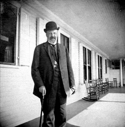 Conde Sergei Yulyevich Witte, Primer Ministro ruso, durante su viaje a EE.UU., 1905