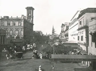 Calle de la Corte, Calcuta, India, 1895