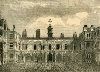 Corte de Old Somerset House, desde el norte, 1881