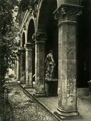 Patio del Palazzetto Venezia, Roma, Italia, 1908