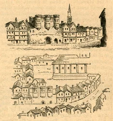 Casa Cromwell, del mapa de Aggass, 1897