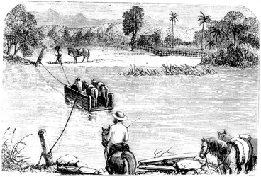 Cruzando el Isabella, Santo Domingo, 1873