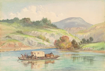 Cruzando el río James, 1878