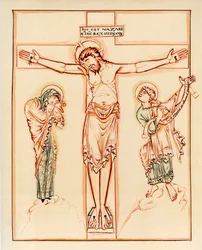 Crucifixión, 980-1000 d.C.