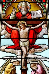 Crucifixión, iglesia de Saint Germain, Buxy, Francia