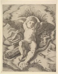 Cupido durmiendo