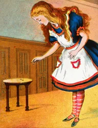 Cada vez más curioso, gritó Alicia, c1900