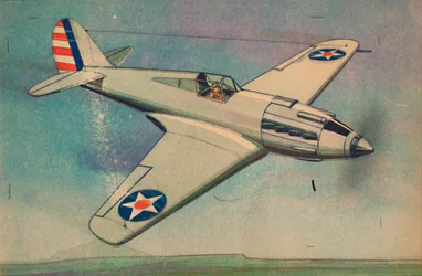 Curtis X.P.40 Caza Monoplano, c1944