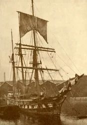 Cutty Sark, el famoso viejo clipper chino que rompió todos los récords de velocidad en los años setenta y ochenta