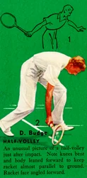 D. Budge - Media volea, c. 1935