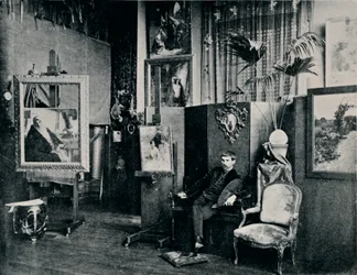 Dagnan en su Estudio, c1897
