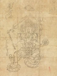 Daiitoku Myoo, siglo XII
