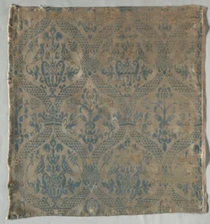 Fragmento de damasco, 1500s