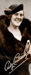 Dame Esmerelda Cicely Courtneidge DBE 1893-1980, actriz y comediante inglesa, 1935