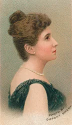 Dame Nellie Melba 1861-1931, soprano operística australiana, 1911