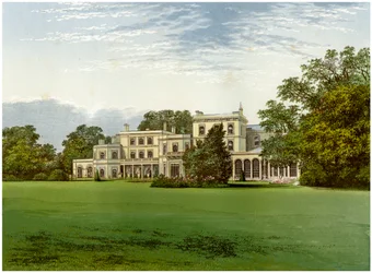Casa Danesfield, Buckinghamshire, hogar de la familia Scott-Murray, c1880