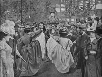 En el Jardín del Moulin-Rouge, 1900
