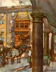 Das Goldene Dachl, Techo Dorado, c1929