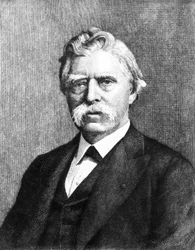 David Edward Hughes, electricista e inventor inglés, c. 1880s