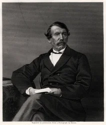 David Livingstone, misionero escocés y explorador africano, siglo XIX