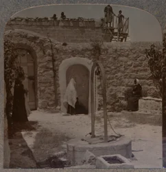 Pozo de David en las afueras de Belén, c1900