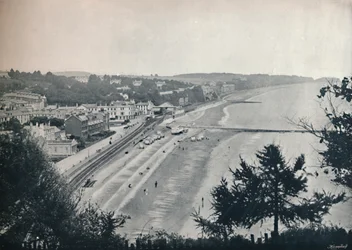 Dawlish - Vista general, 1895