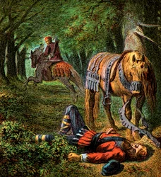 Muerte de Guillermo II, 1100, c1850