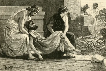 Muerte de Pausanias, 1890