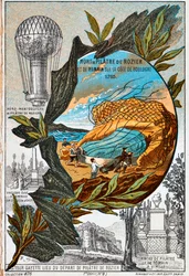 Muerte de Pilâtre de Rozier y Romain, 1785 1890s