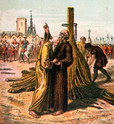 Muerte de Ridley y Latimer, 1555, c1850