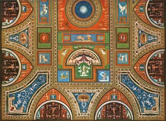 Decoración en los Apartamentos Borgia, Palacio Apostólico, el Vaticano, Roma, Italia, 1928