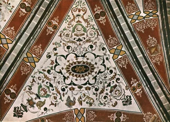 Decoración en la Iglesia de Saint-Martin, Lutry, Vaud, Suiza, 1928