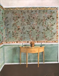 Decoración en la Casa Sherwood-Jayne, East Setauket, EE.UU., 1928