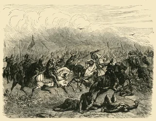 Derrota de Abdalrahman en Poitiers, 732AD, 1890