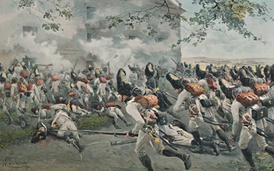 Defensa del Granero en Essling, 1809, 1896