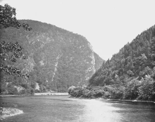 Delaware Water Gap, condado de Monroe, Pensilvania, EE.UU., c1900
