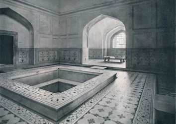 Delhi. Baños reales en el palacio, c. 1910