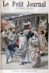 Salida de los Malgaches, Exposición Universal de 1900, París, 1900