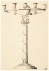 Diseño para un candelabro