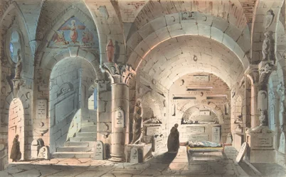 Diseño para un escenario: Escena de la cripta