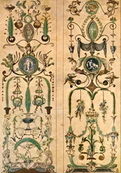 Diseño para una pintura mural, Francia, 1928
