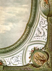 Diseño para decoración de techo, Italia, 1928