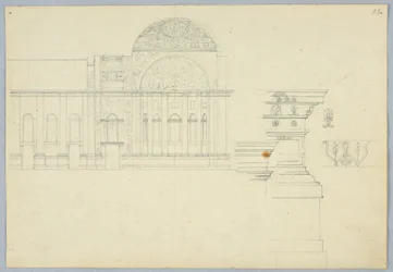 Diseño para el interior de un edificio con cúpula