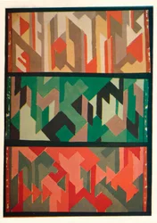 Diseños para alfombras por Allgauer Handwebeteppiche, c. 1928