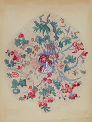(detalle) de Colcha Apliqué