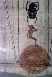 (detalle) del papiro de la Reina Nejmet