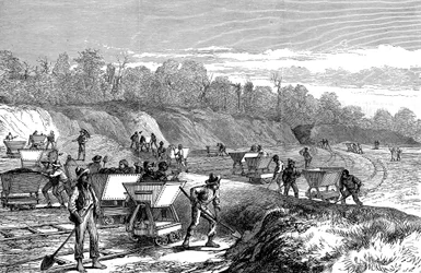 Excavando el Canal de Panamá